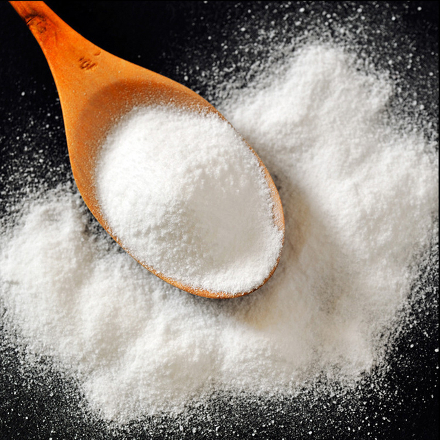 Bicarbonato de sódio inodoro de cristal branco no processamento de alimentos