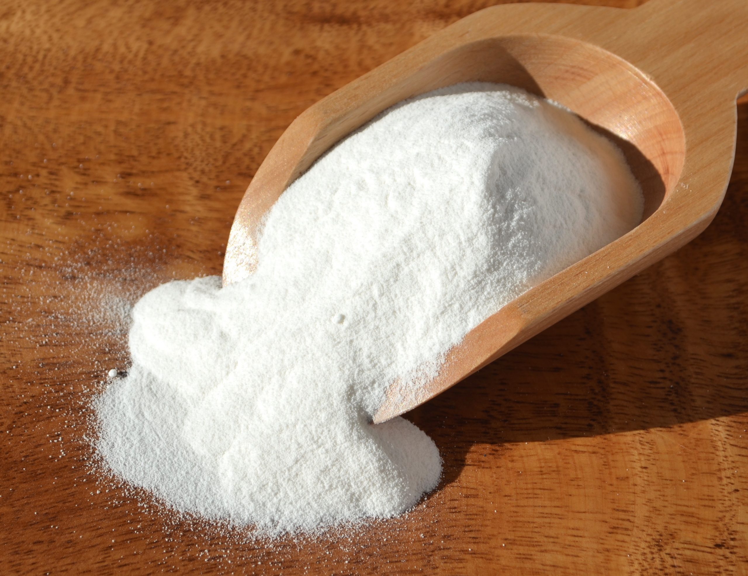 Bicarbonato de sódio inodoro de cristal branco no processamento de alimentos
