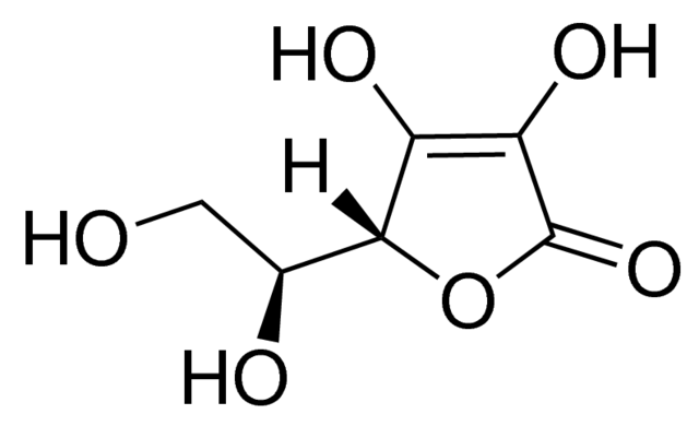A vitamina C Antiescorbutic do ácido ascórbico forte do agente redutor alivia o vitiligo